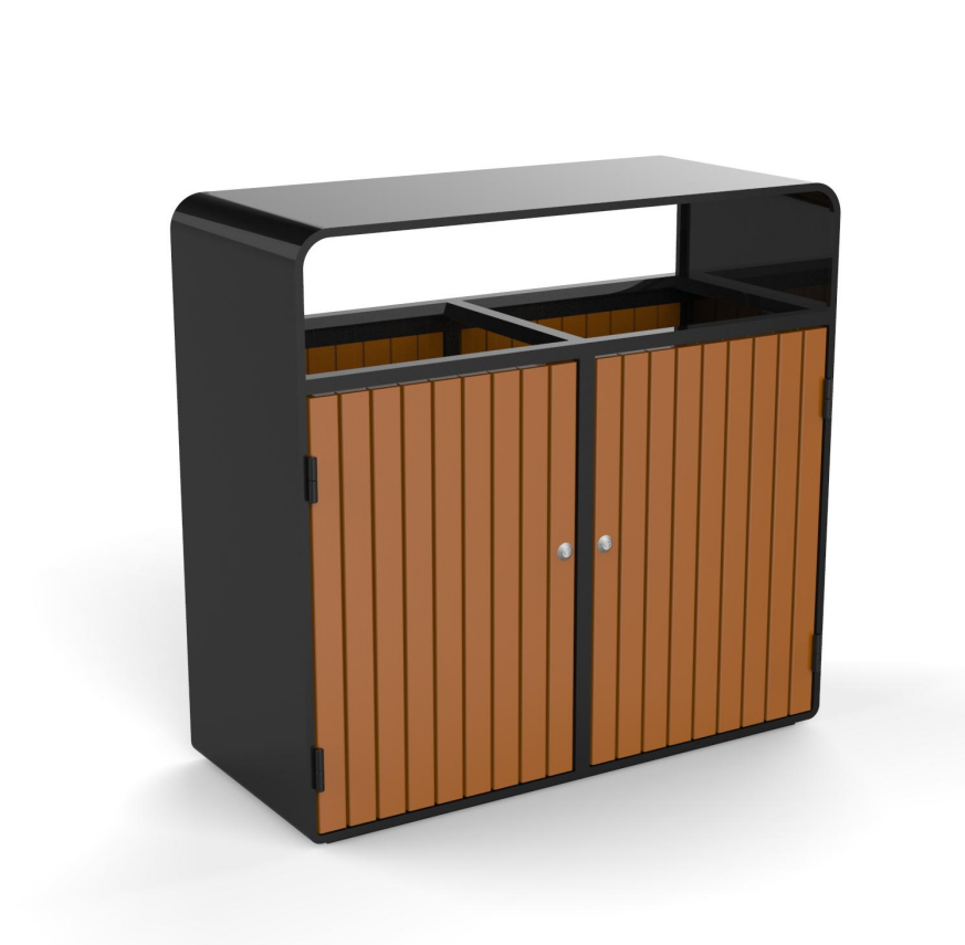 commercial recycled plastic outdoor recycling container SPC-203