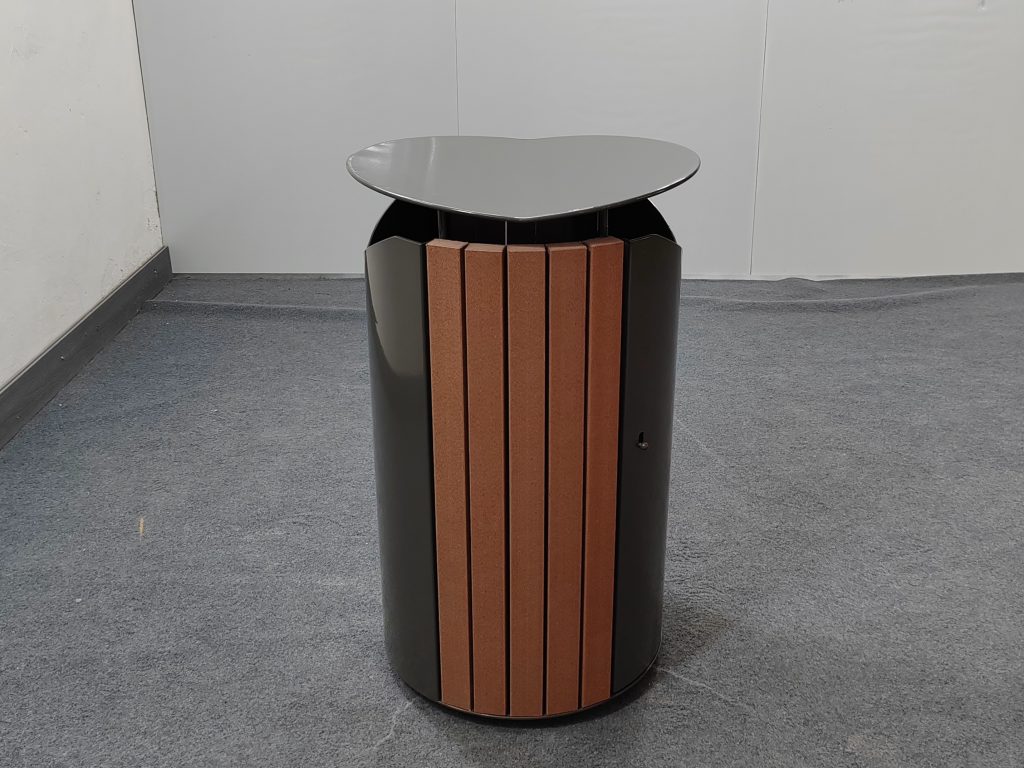 commercial recycled plastic outdoor trash receptacle SPT-210